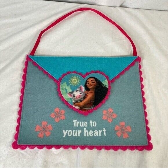 Disney Girls Moana Classic Adventure Halloween Costume 4-6X with NEW Deluxe Wig - Picture 11 of 12